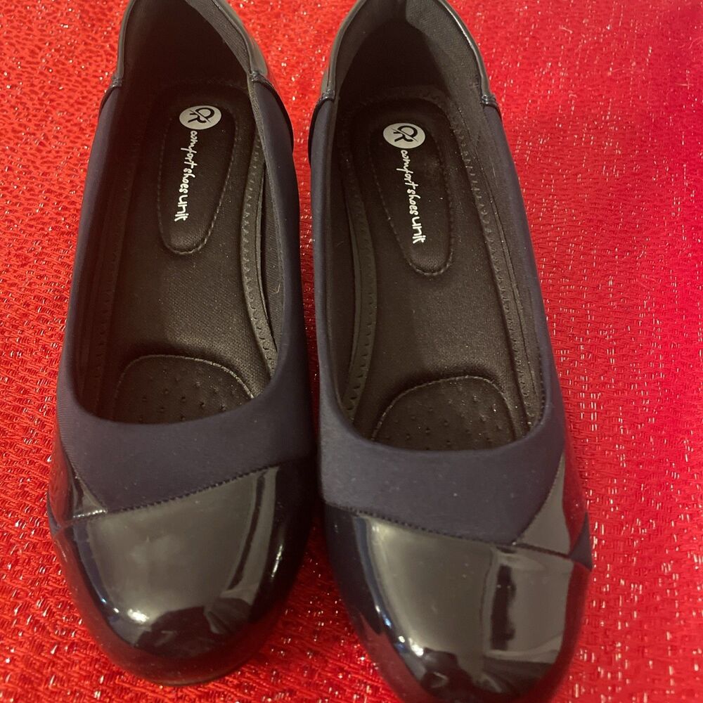 Ortho+Rest Navy Loafer Dress Shoe Women 8